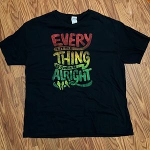 Bob Marley quote t-shirt size XL